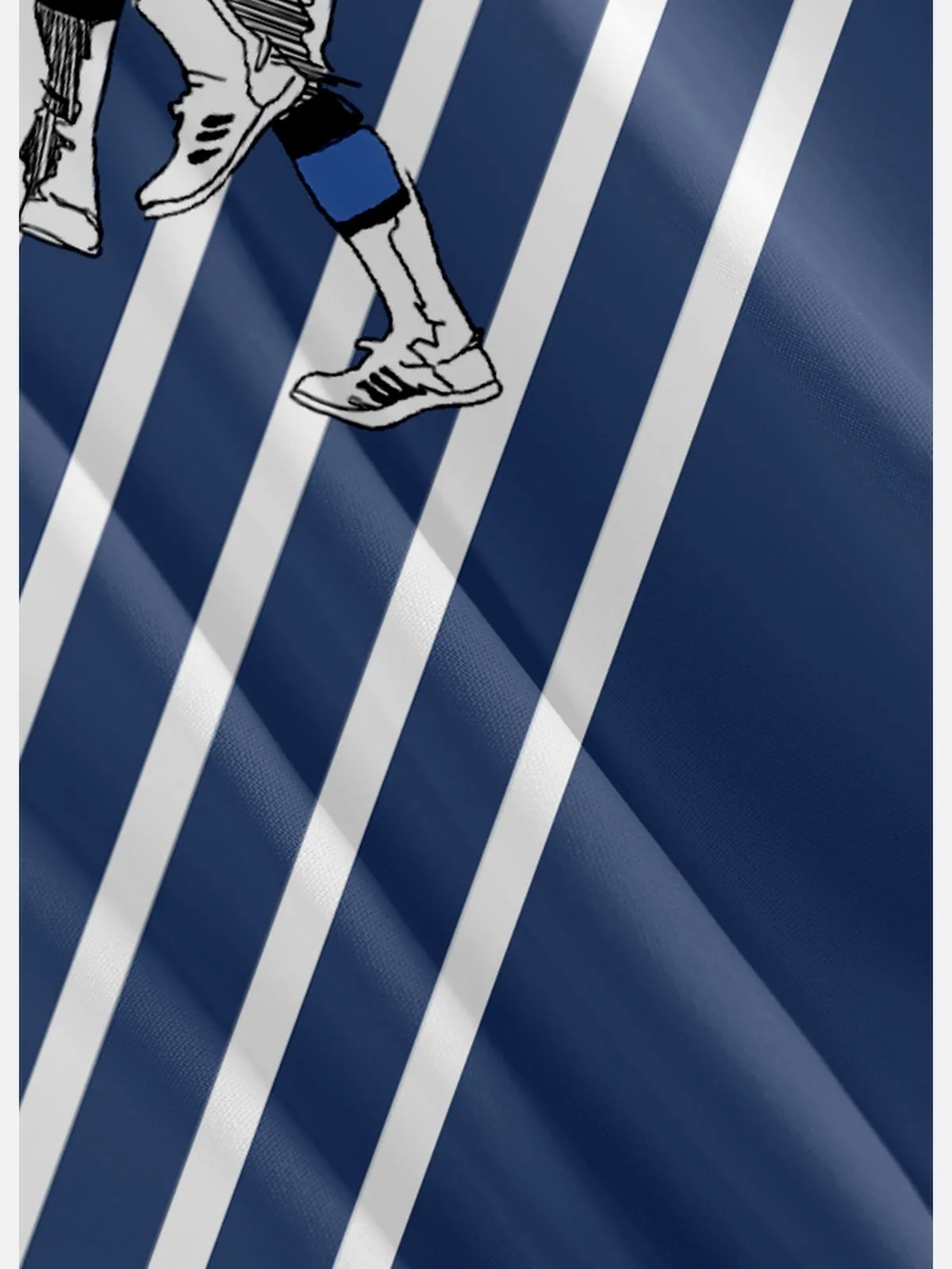 Men's Vintage Sports Heroes Blue Short Sleeve Shirt sold by Eleven Oasis product image thumbnail 4