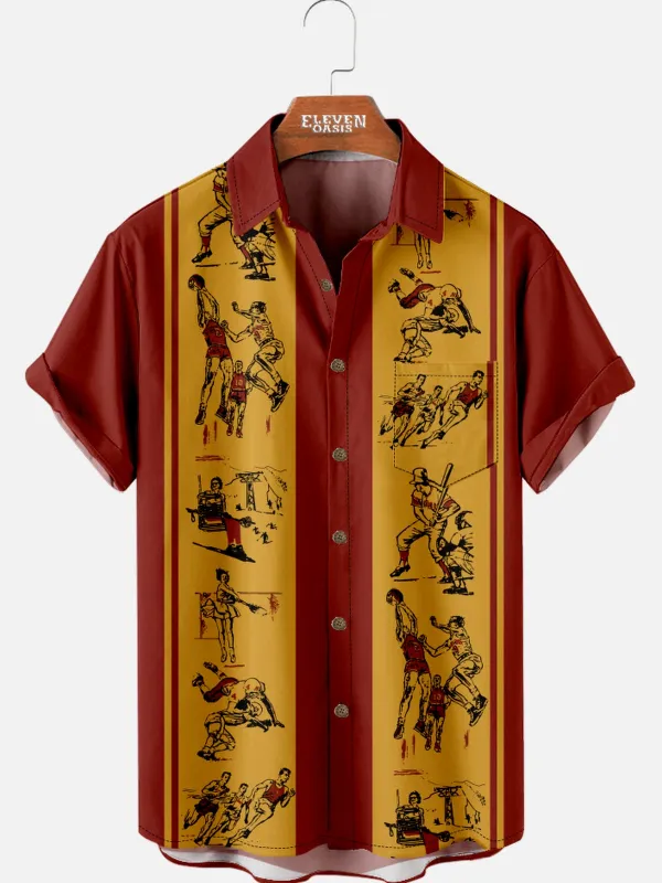 Men's Vintage Pee Chee All Season Portfolio Short Sleeve Shirt sold by Eleven Oasis