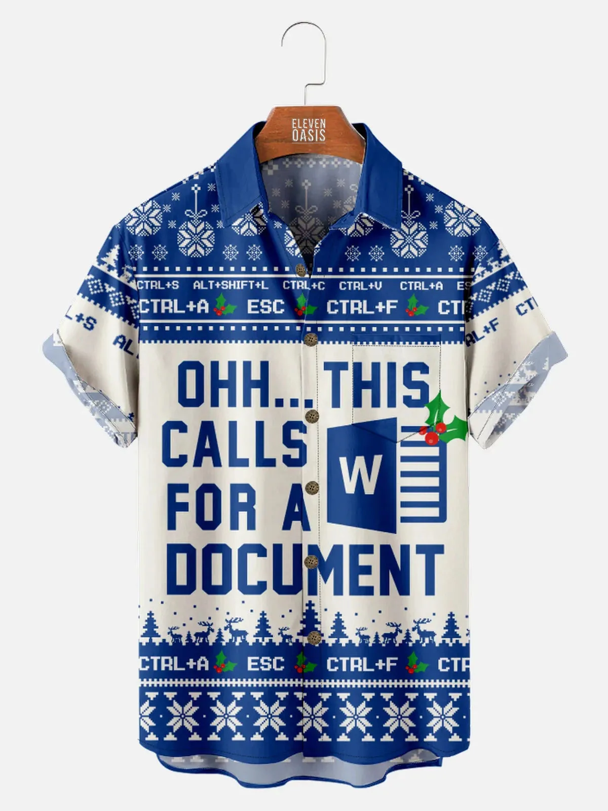 Men's Microsoft Office Funny Short Sleeve Shirt sold by Eleven Oasis product image thumbnail 3