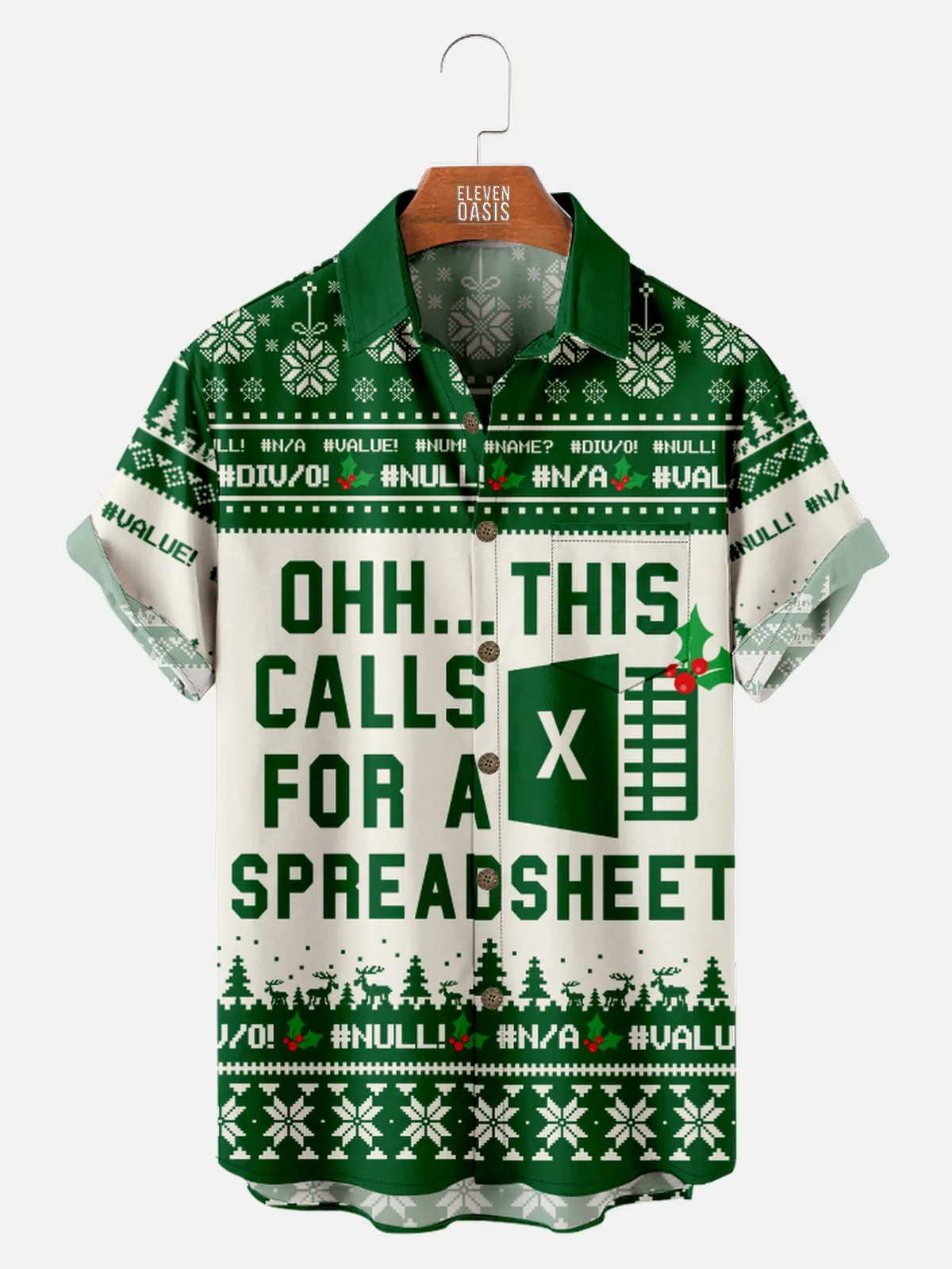 Men's Microsoft Office Funny Short Sleeve Shirt sold by Eleven Oasis