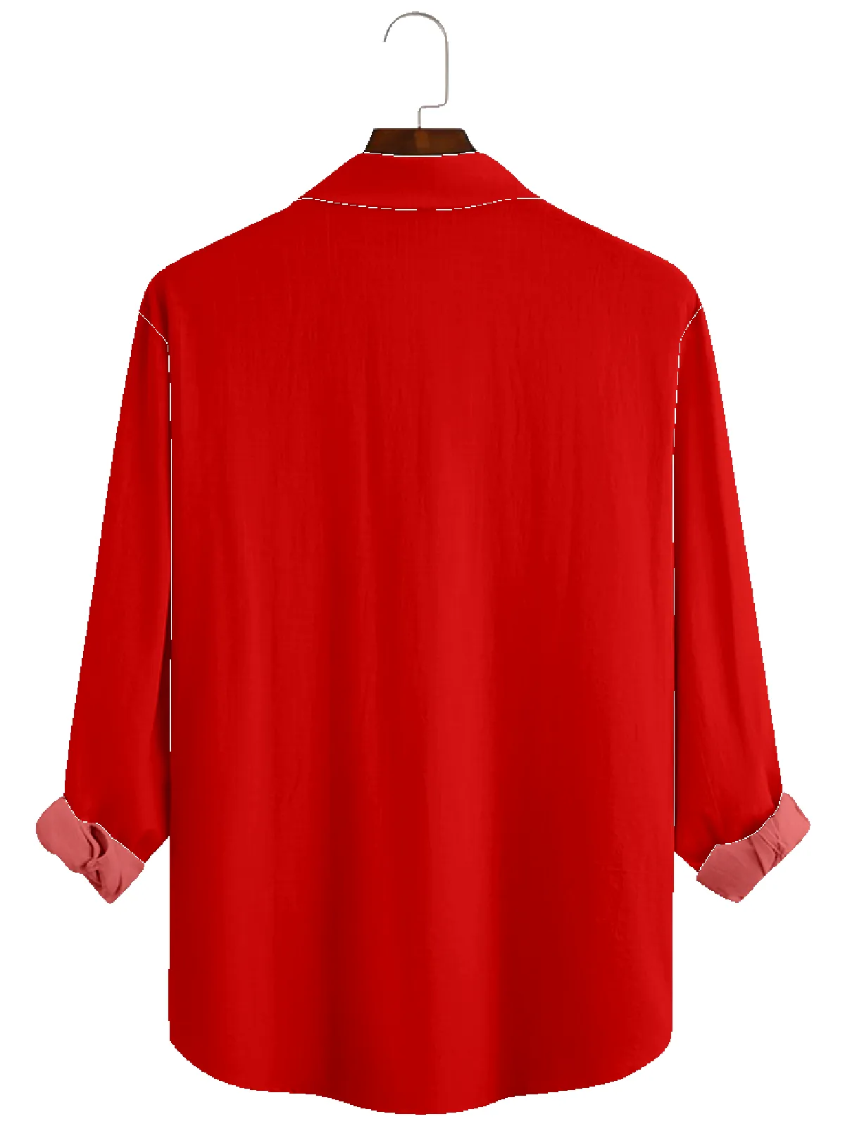 Men's Christmas Ho Ho Ho Santa Long Sleeve Shirt sold by Eleven Oasis product image thumbnail 2