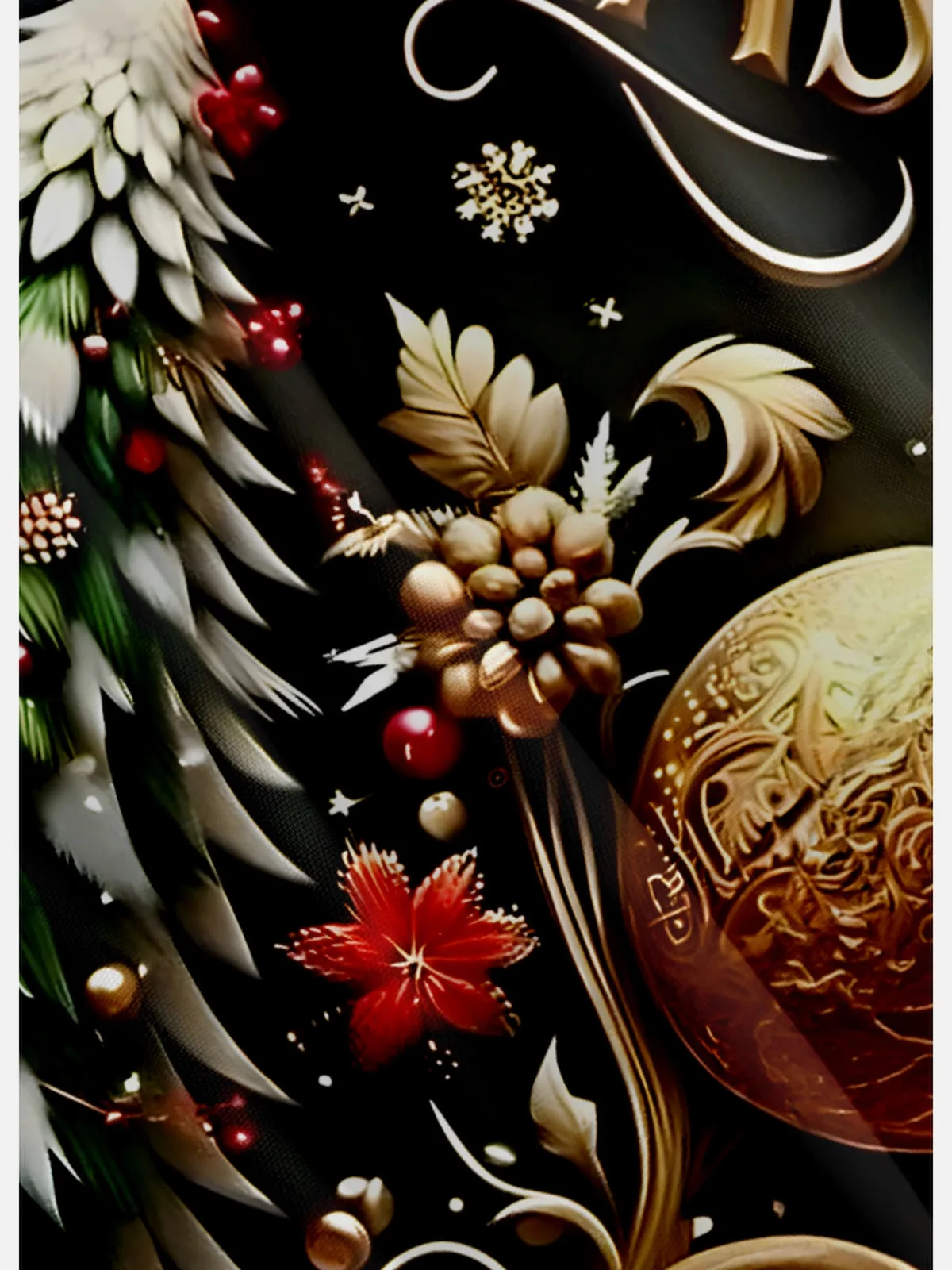 Men's Merry Christmas Ornament Short Sleeve Shirt sold by Eleven Oasis product image thumbnail 4