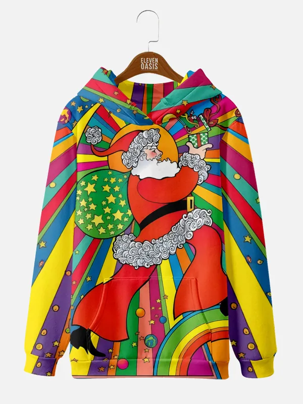 Groovy Santa Christmas Hoodie sold by Eleven Oasis