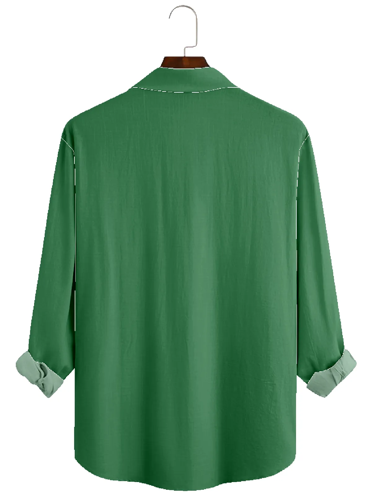 Men's Christmas Muscular Santa Long Sleeve Shirt sold by Eleven Oasis product image thumbnail 2