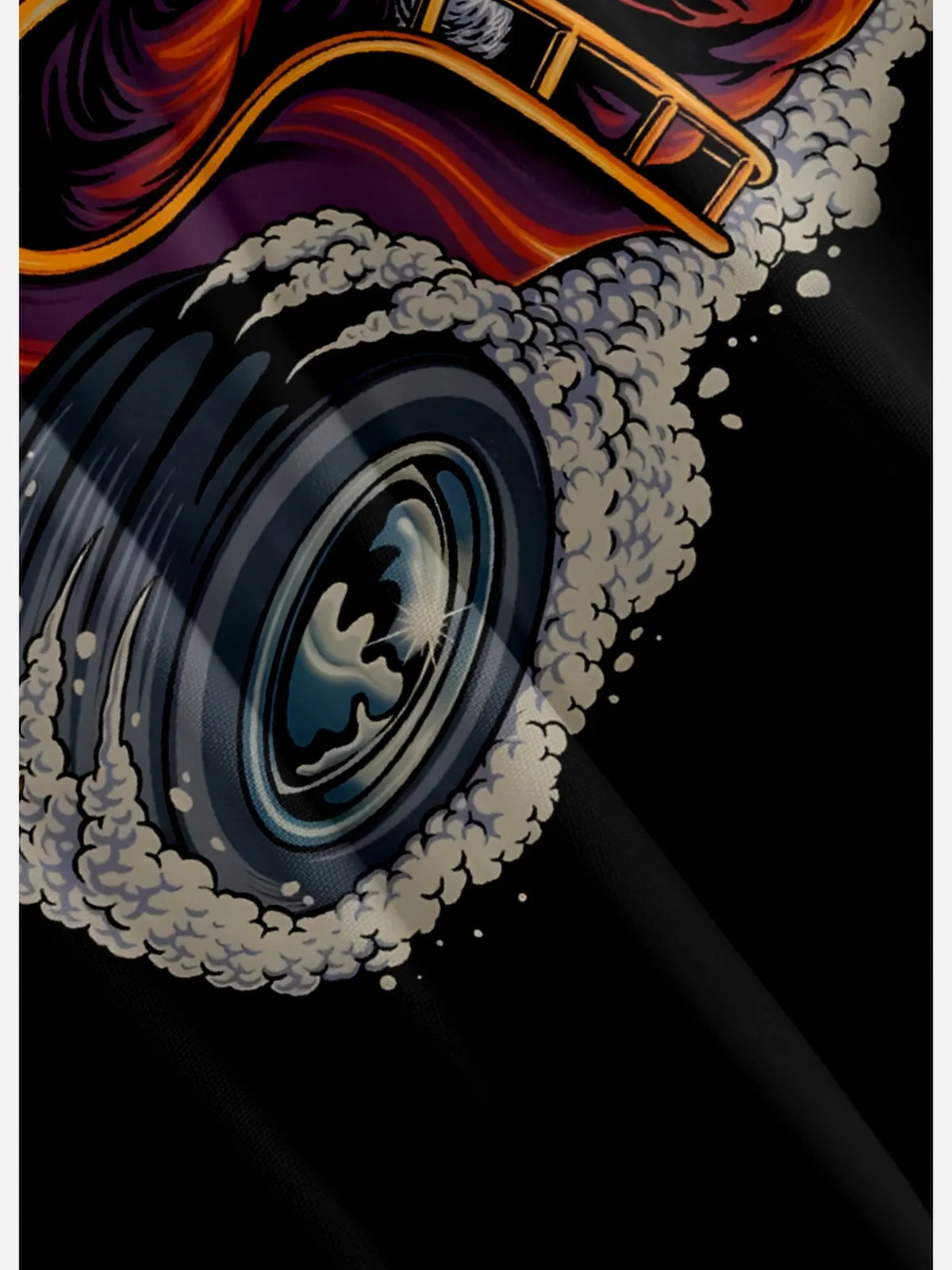 Men's Hot Rod Santa Fink Merry Christnas Short Sleeve Shirt sold by Eleven Oasis product image thumbnail 4