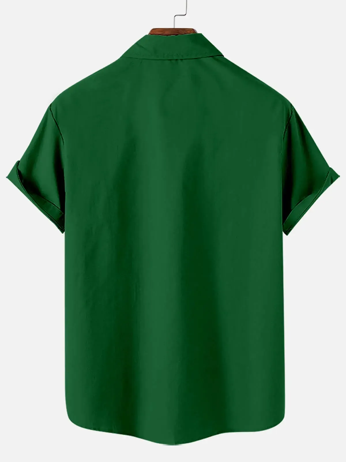 Men's Leprechaun Skull Short Sleeve Shirt sold by Eleven Oasis product image thumbnail 2