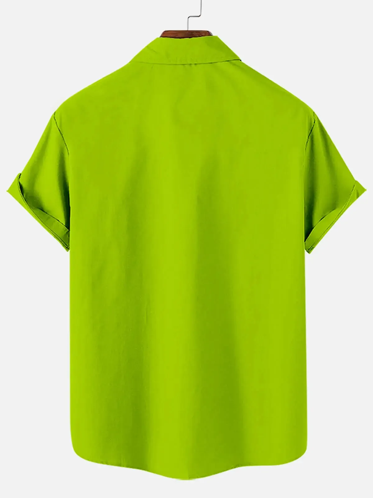Men's Green Leprechaun Graphic Short Sleeve Shirt sold by Eleven Oasis product image thumbnail 2
