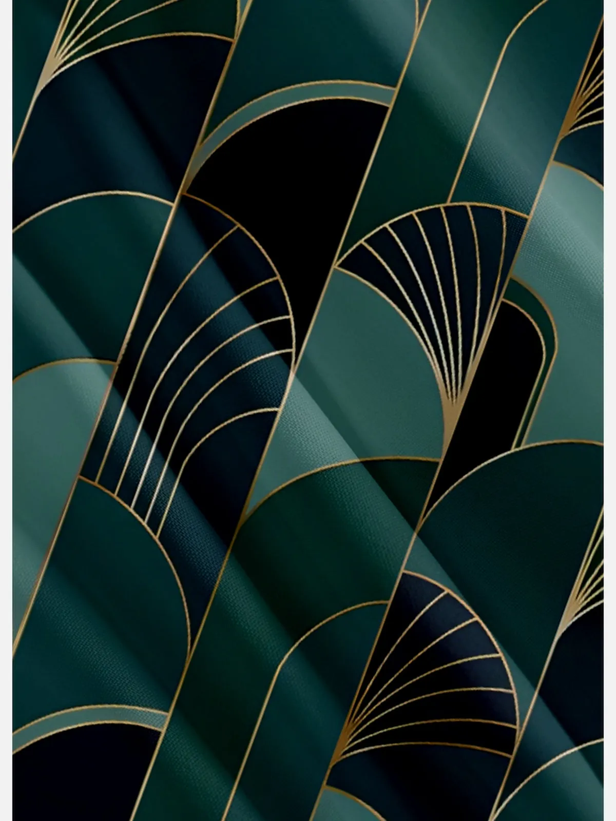 Men's Art Deco Fan Pattern Short Sleeve Shirt sold by Eleven Oasis product image thumbnail 4