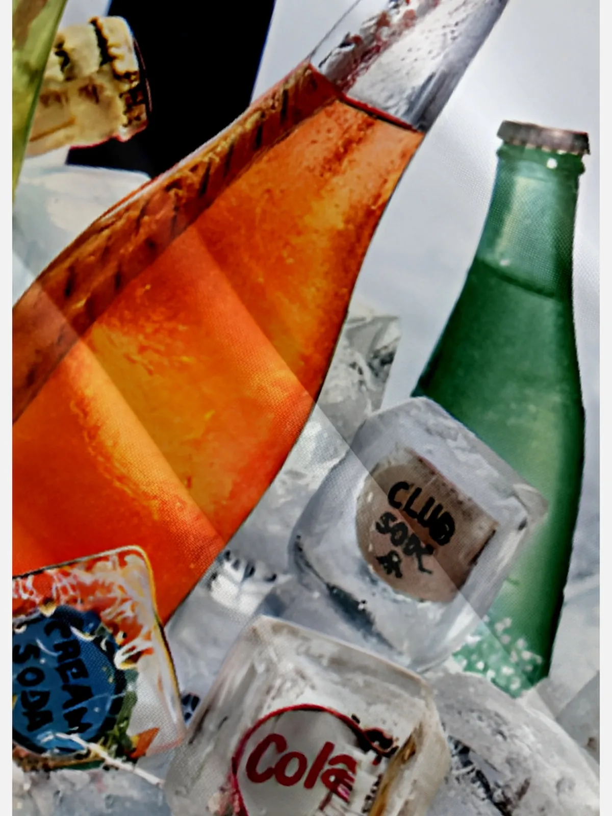 Men's Vintage Soda Bottles on Ice Short Sleeve Shirt sold by Eleven Oasis product image thumbnail 4