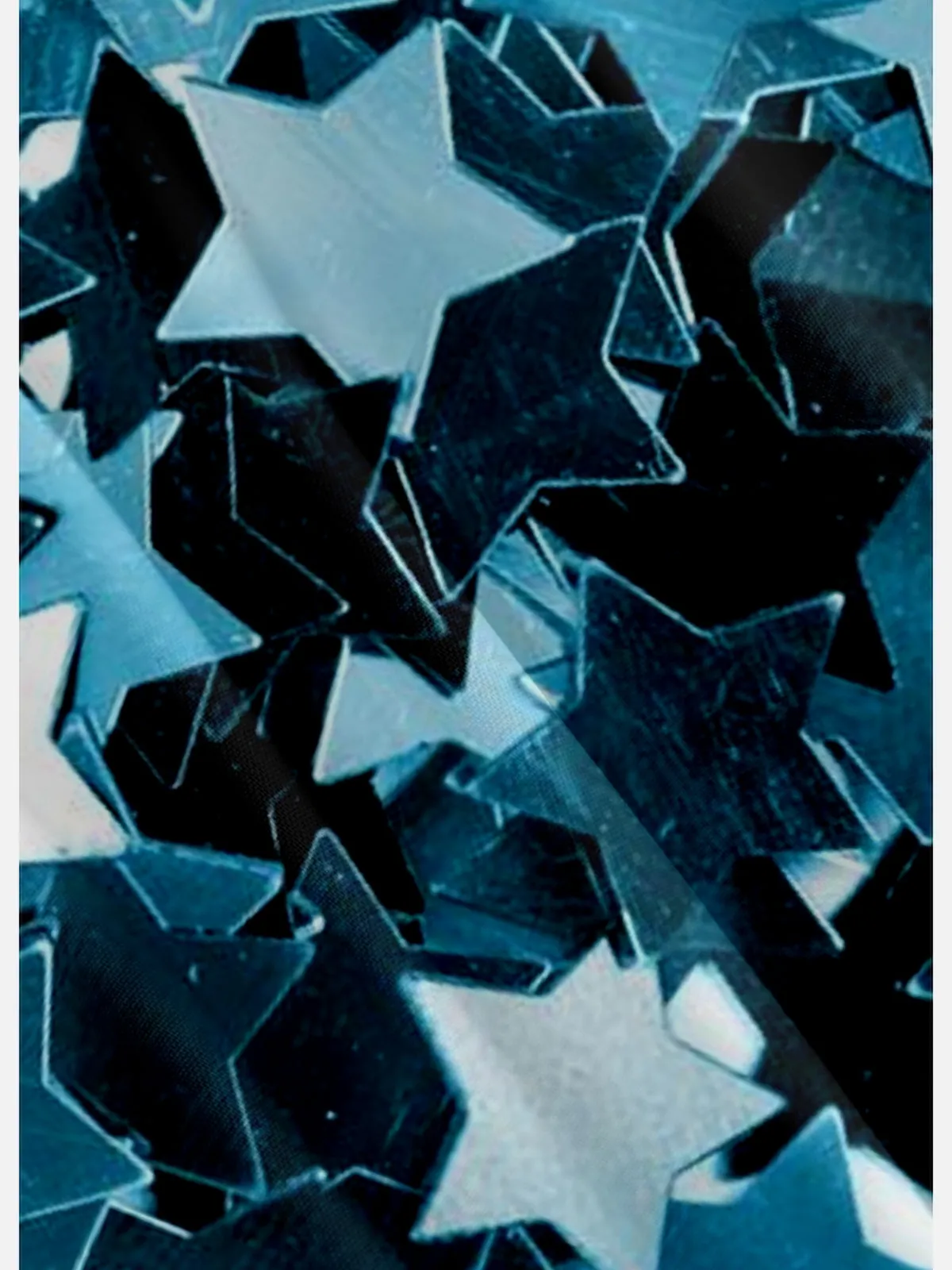 Men's Close-up of Star Glitter Time to Celebrate Short Sleeve Shirt sold by Eleven Oasis product image thumbnail 4