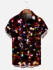 Men's Close-up of Colorful Metallic Confetti Party Short Sleeve Shirt sold by Eleven Oasis