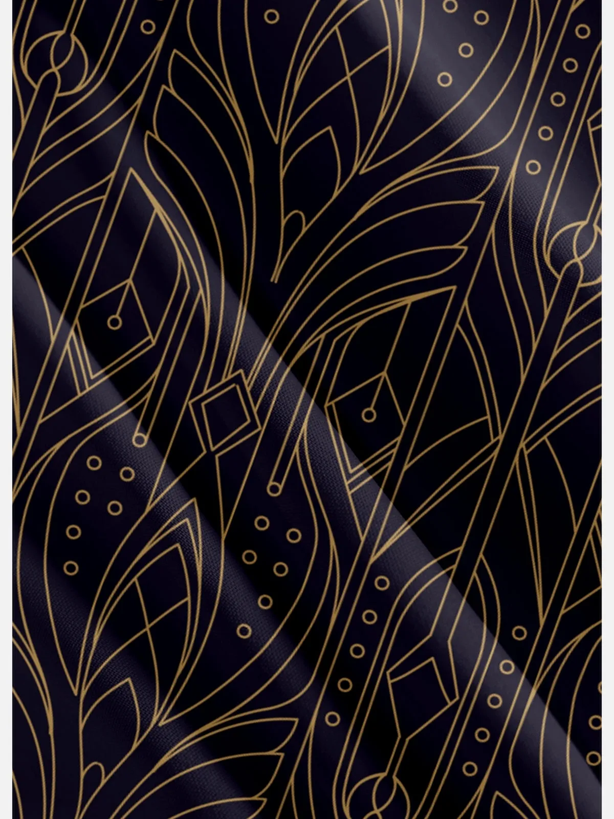 Men's Art Deco Gatsby Pattern Short Sleeve Shirt sold by Eleven Oasis product image thumbnail 4