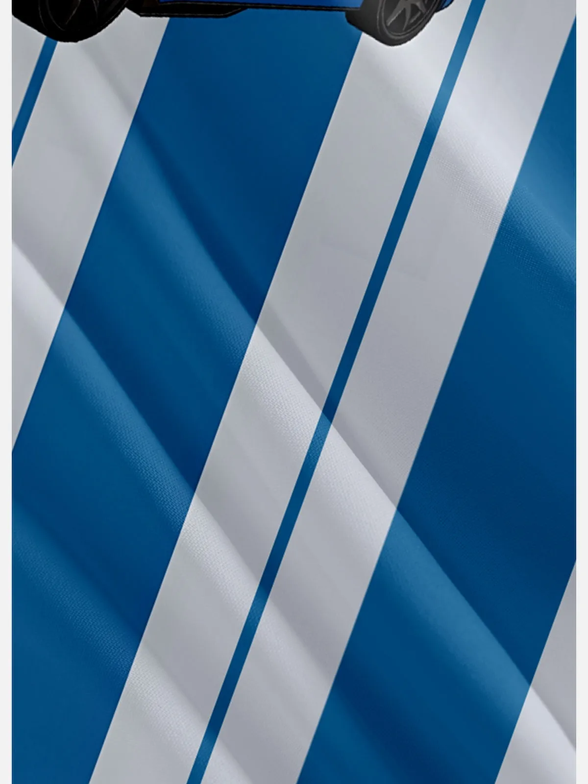 Men's Blue Stripes Car Everyday Smart Casual Short Sleeve Shirt sold by Eleven Oasis product image thumbnail 3