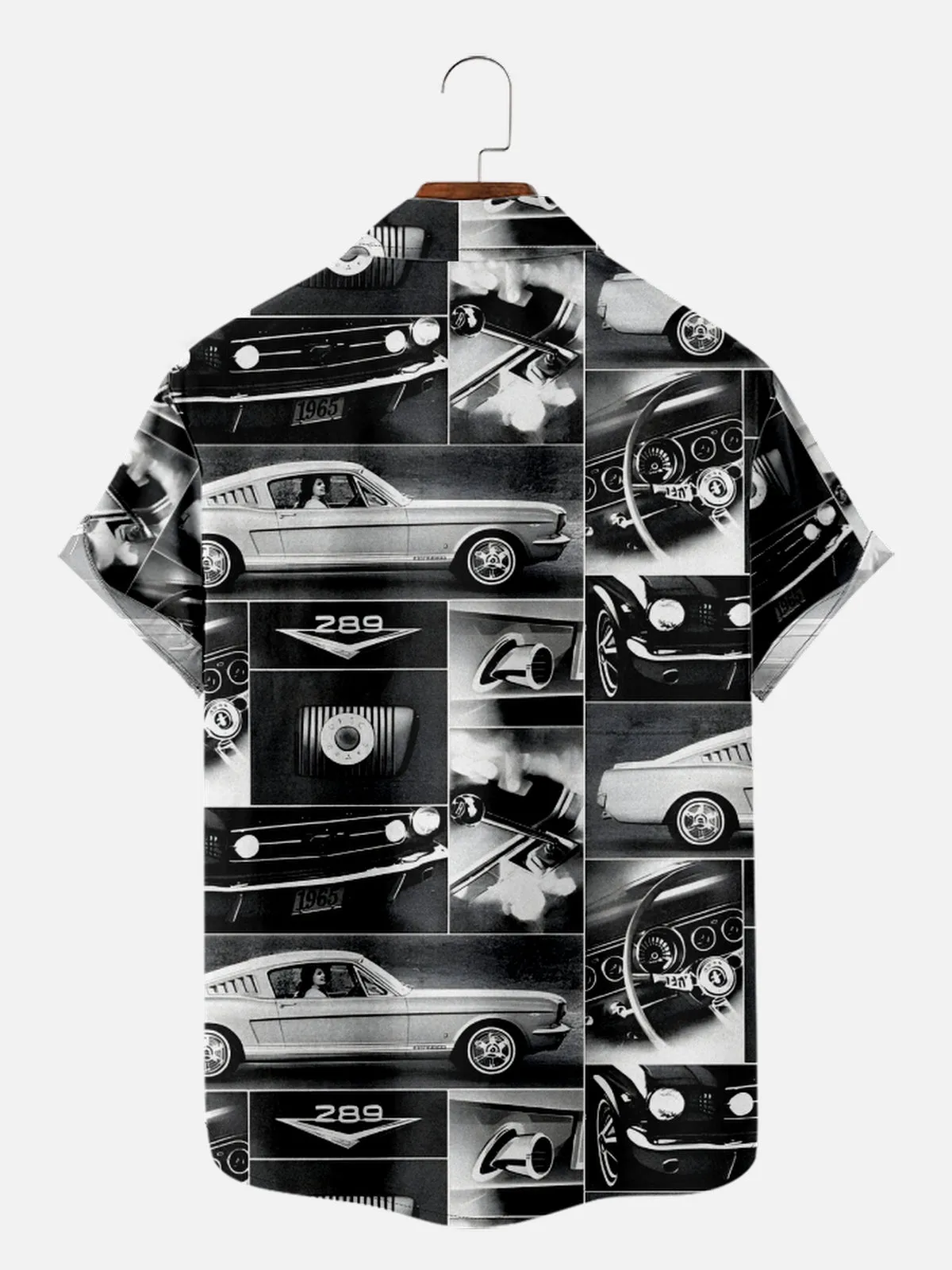 Men's Muscle Car 289 Engine Short Sleeve Shirt sold by Eleven Oasis product image thumbnail 2