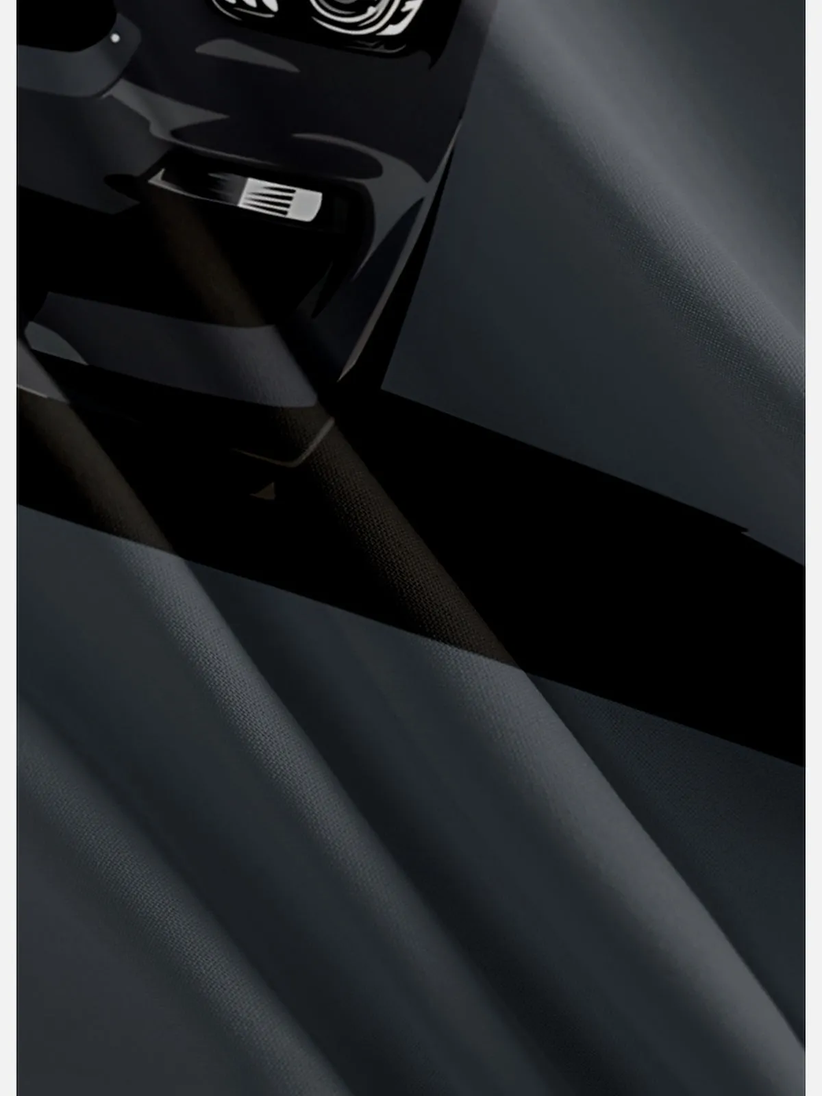 Men's Dark and Mysterious Striped Muscle Car Short Sleeve Shirt sold by Eleven Oasis product image thumbnail 3