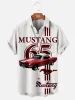 Men's 1965 Ford Mustang Classic Short Sleeve Shirt sold by Eleven Oasis