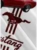 Men's 1965 Ford Mustang Classic Short Sleeve Shirt sold by Eleven Oasis
