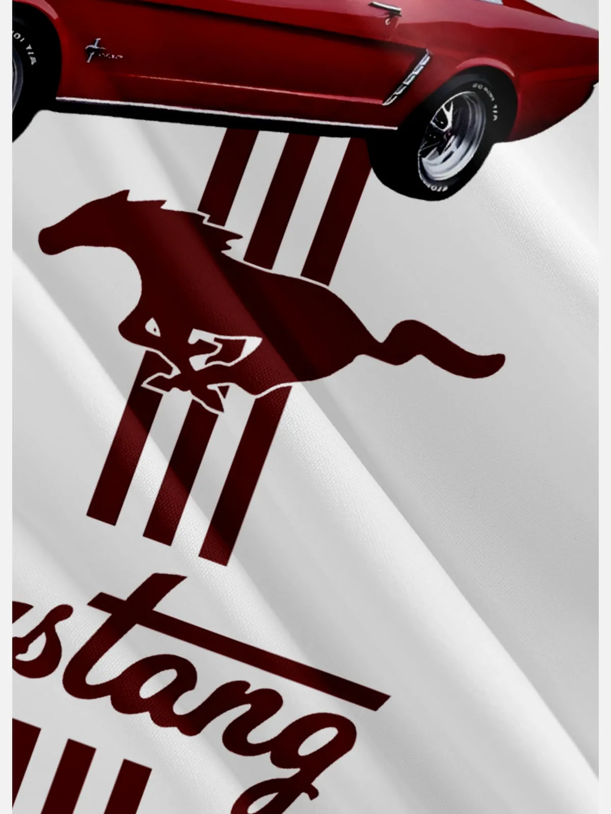 Men's 1965 Ford Mustang Classic Short Sleeve Shirt sold by Eleven Oasis product image thumbnail 3