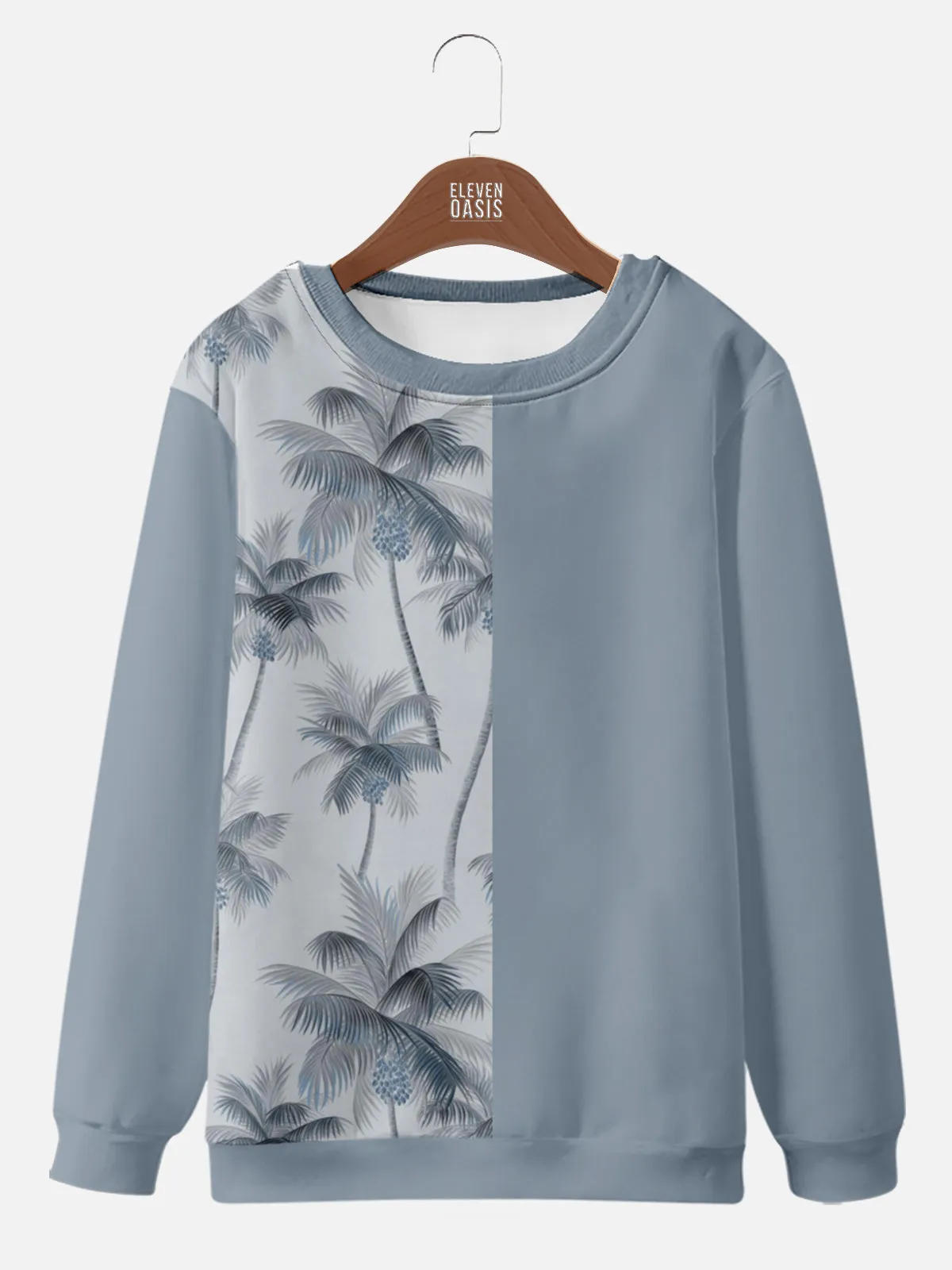 Men's Coconut Tree Casual Breathable Hawaiian Hoodie sold by Eleven Oasis