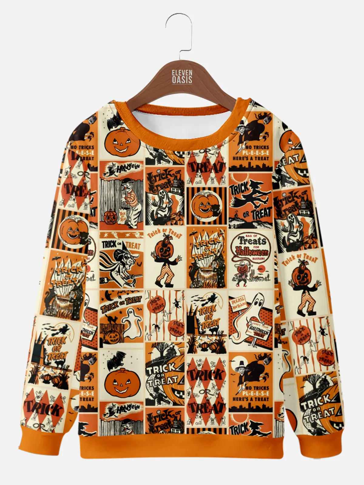 Vintage Halloween Patches Sweatshirt sold by Eleven Oasis
