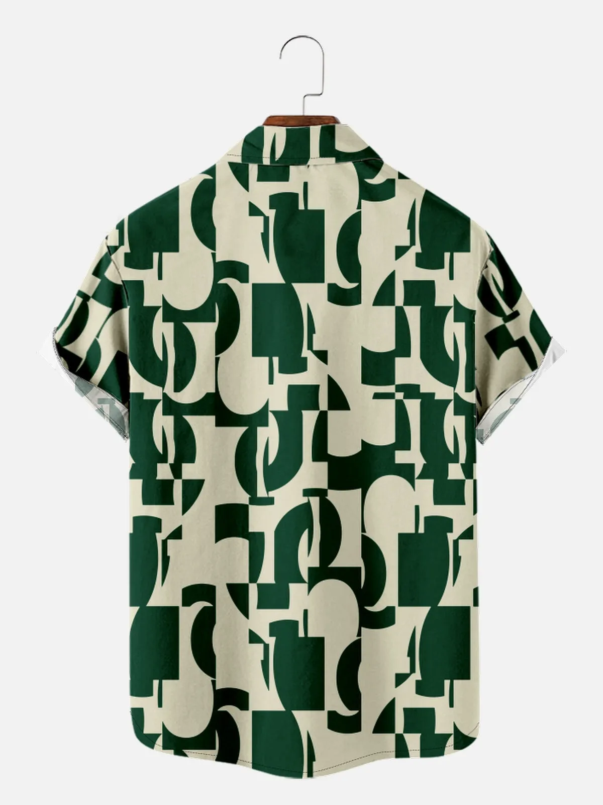Men's Abstract Pattern for Everyday Wear Short Sleeve Shirt sold by Eleven Oasis product image thumbnail 2