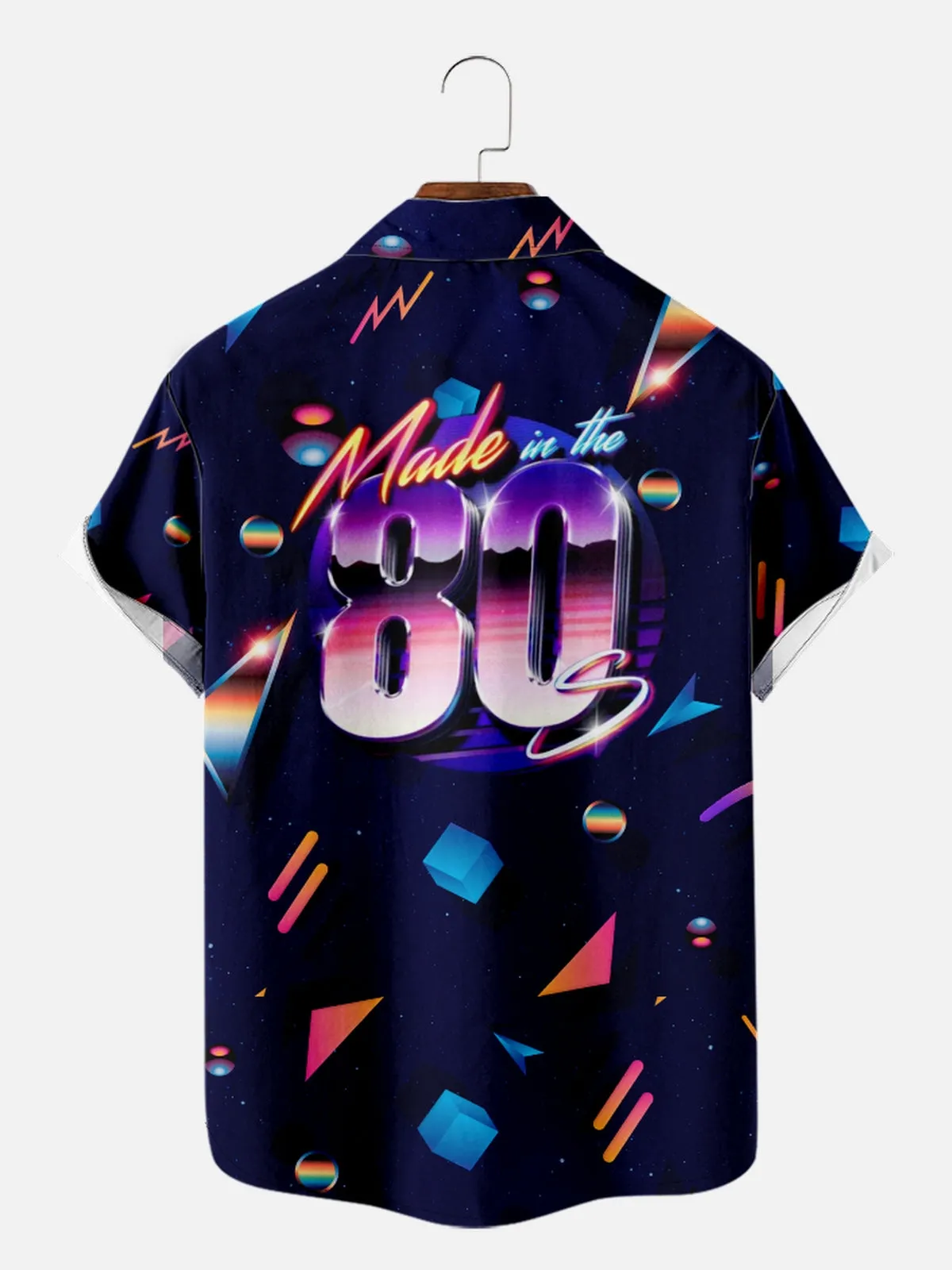 Men's Retro 80s "Made in the 80s" Short Sleeve Shirt sold by Eleven Oasis product image thumbnail 2