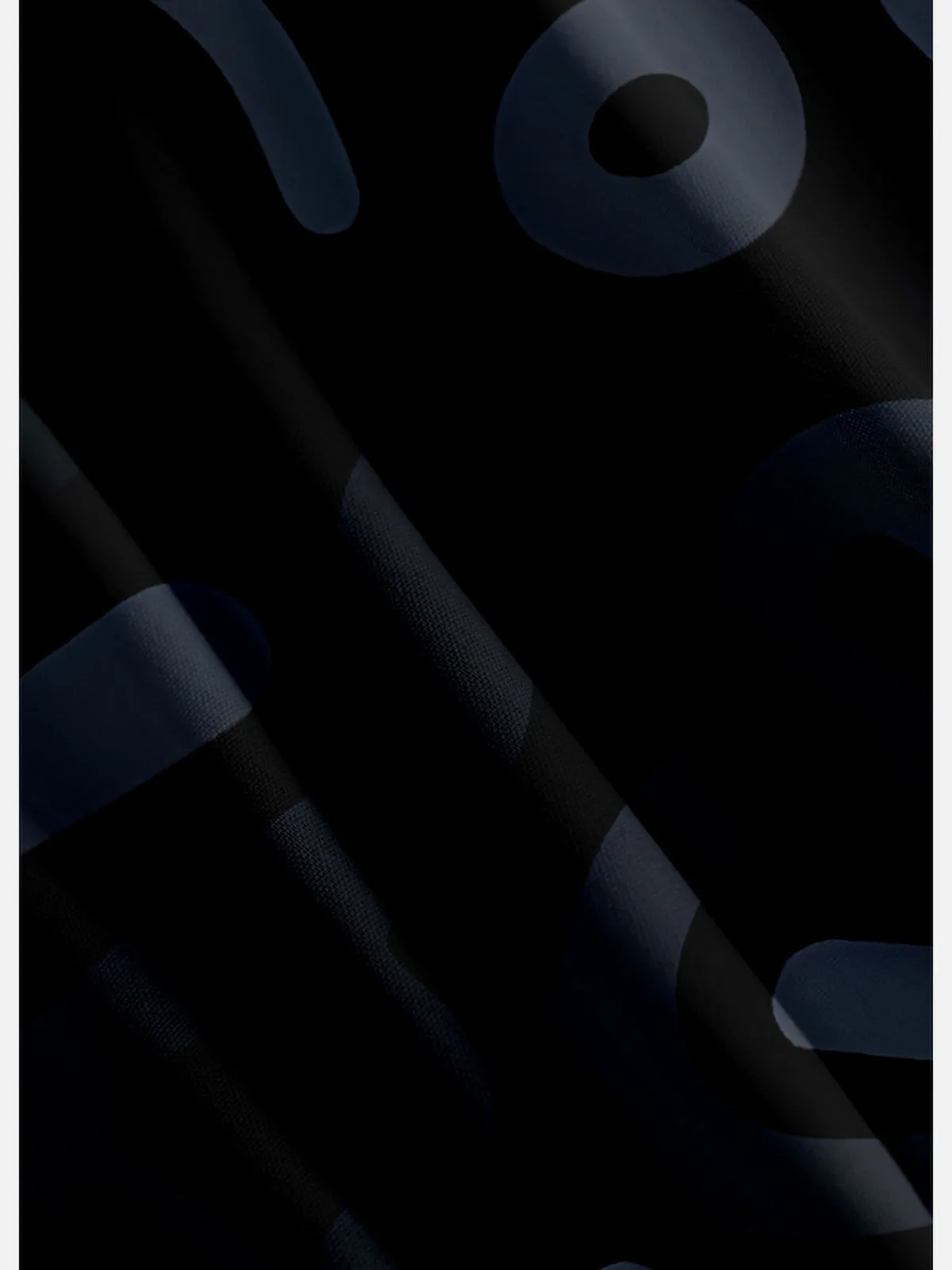 Men's Black Hand Drawn Line Art Pattern Short Sleeve Shirt sold by Eleven Oasis product image thumbnail 3