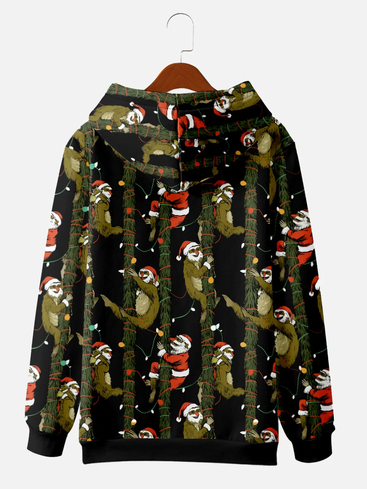 Christmas Sloth Santa Hoodie sold by Eleven Oasis product image thumbnail 2