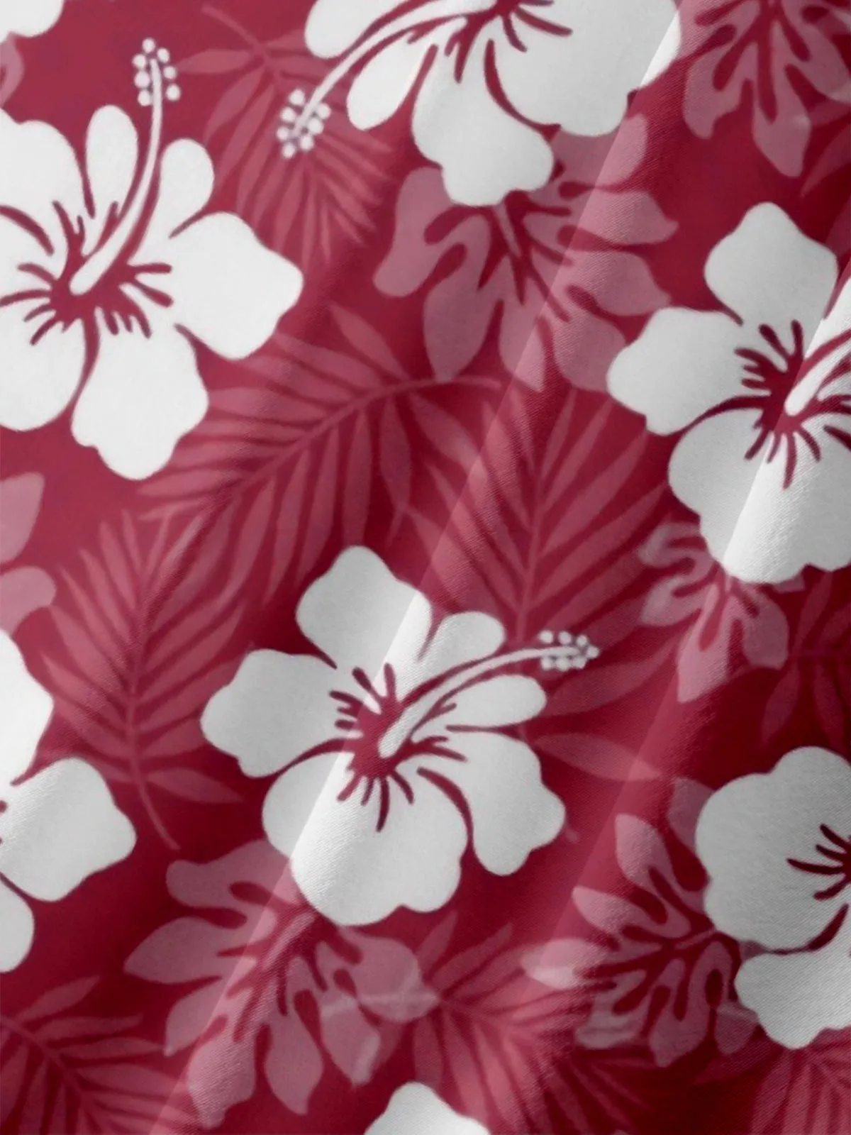 Men's Hawaiian Floral Hibiscus All Over Print Short Sleeve Shirt sold by Eleven Oasis product image thumbnail 3