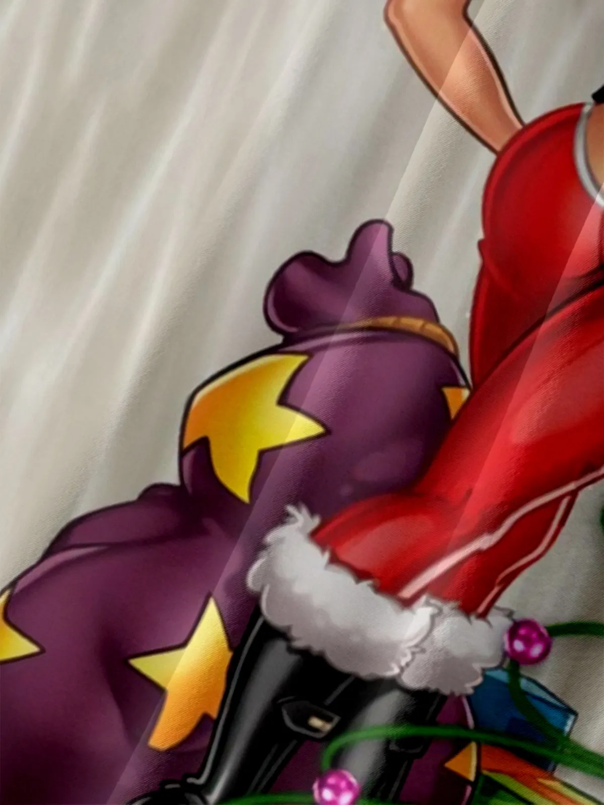 Men's Pin-Up Christmas Girl Short Sleeve Shirt sold by Eleven Oasis product image thumbnail 3