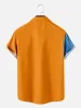 Men's Happy Thanksgiving Eat Pizza Striped Short Sleeve Shirt sold by Eleven Oasis