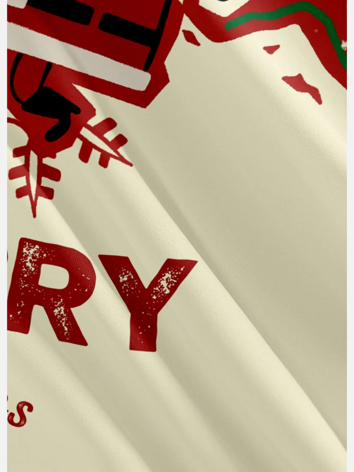 Men's Merry Santa Christmas Short Sleeve Shirt sold by Eleven Oasis product image thumbnail 3