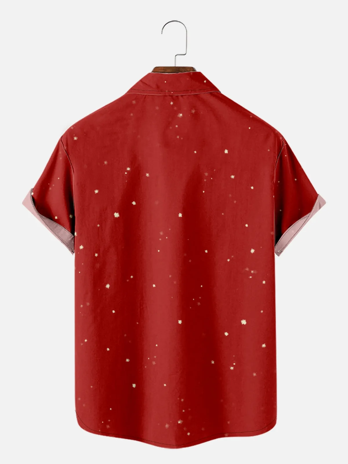 Men's Merry Santa Christmas Short Sleeve Shirt sold by Eleven Oasis product image thumbnail 2