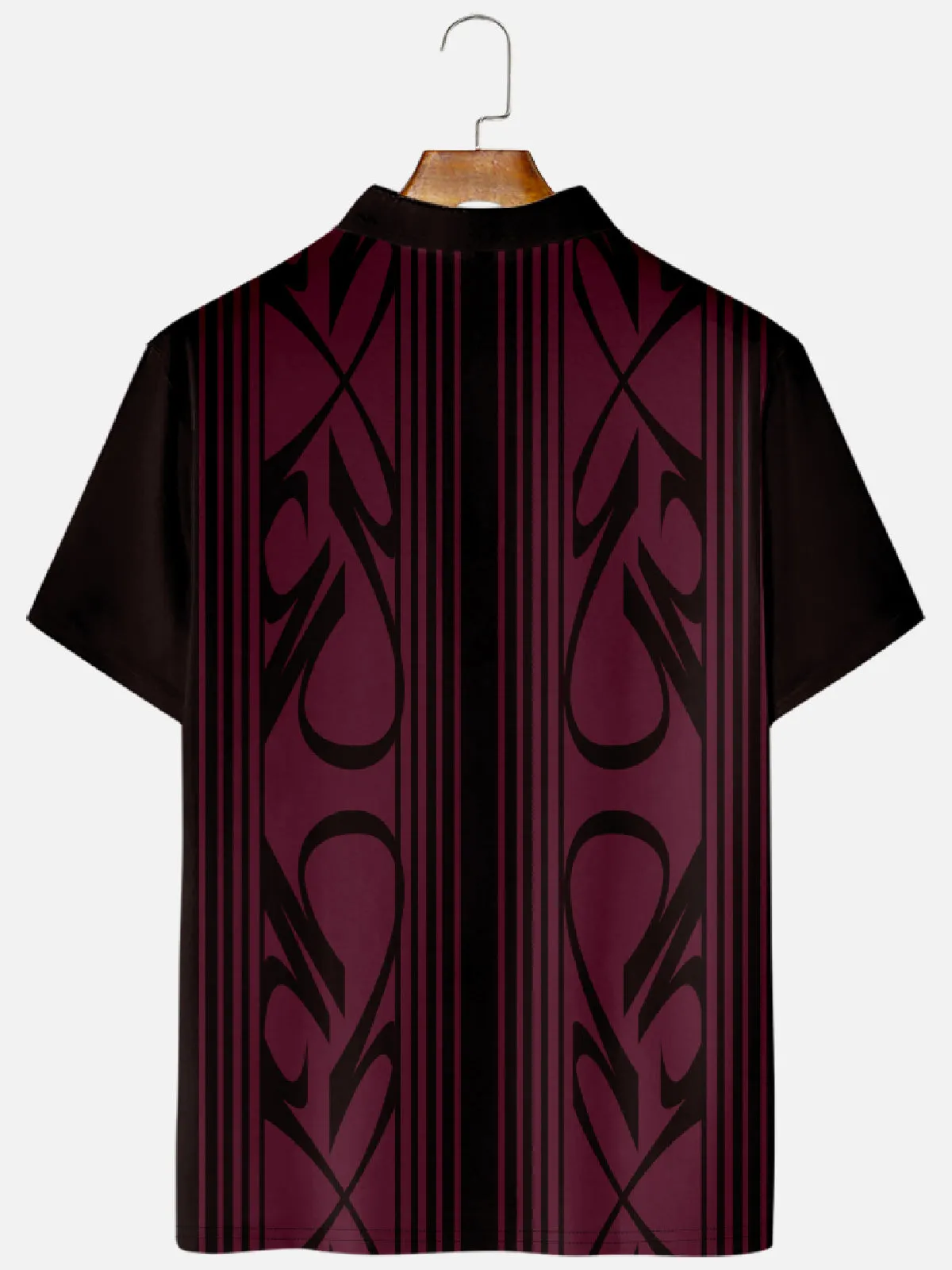 Men's Pinstripe Racing Panel Short Sleeve Polo Shirt sold by Eleven Oasis product image thumbnail 5