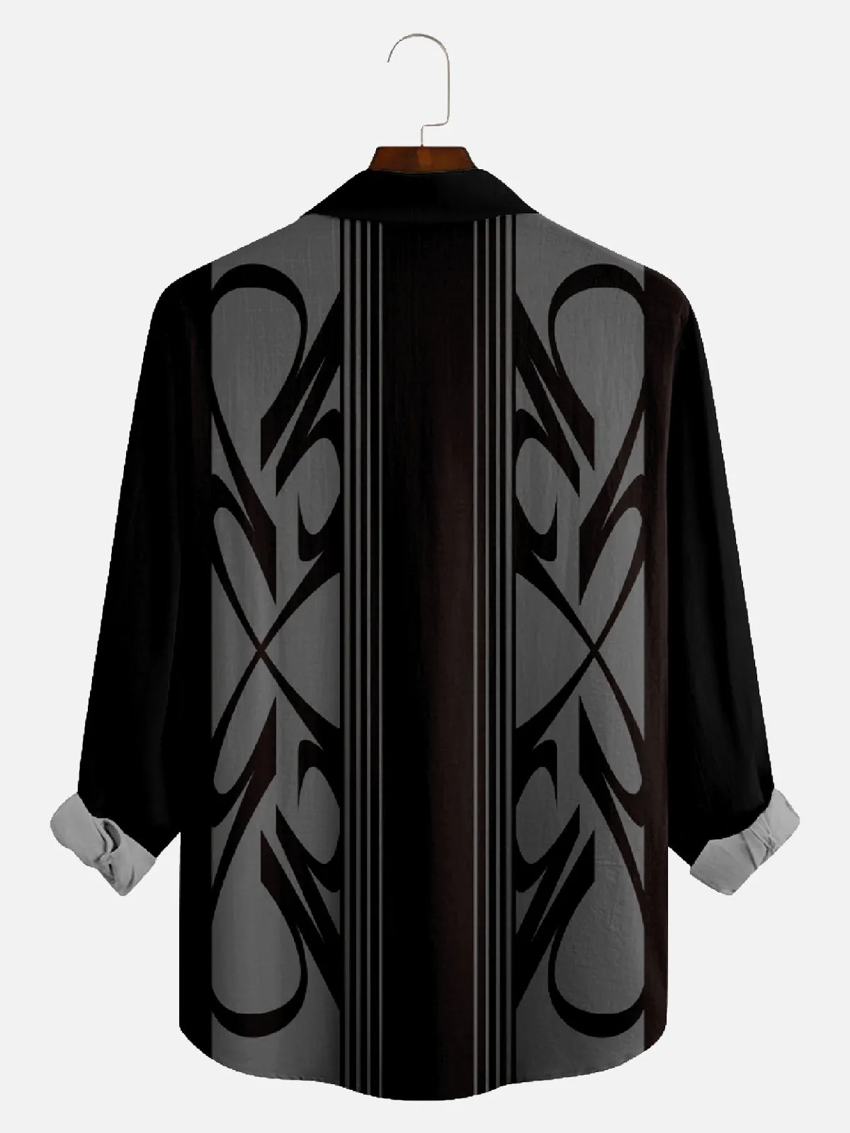 Men's Pinstripe Inspired Hot Rod Basic Every Day Long Sleeve Shirt sold by Eleven Oasis product image thumbnail 2