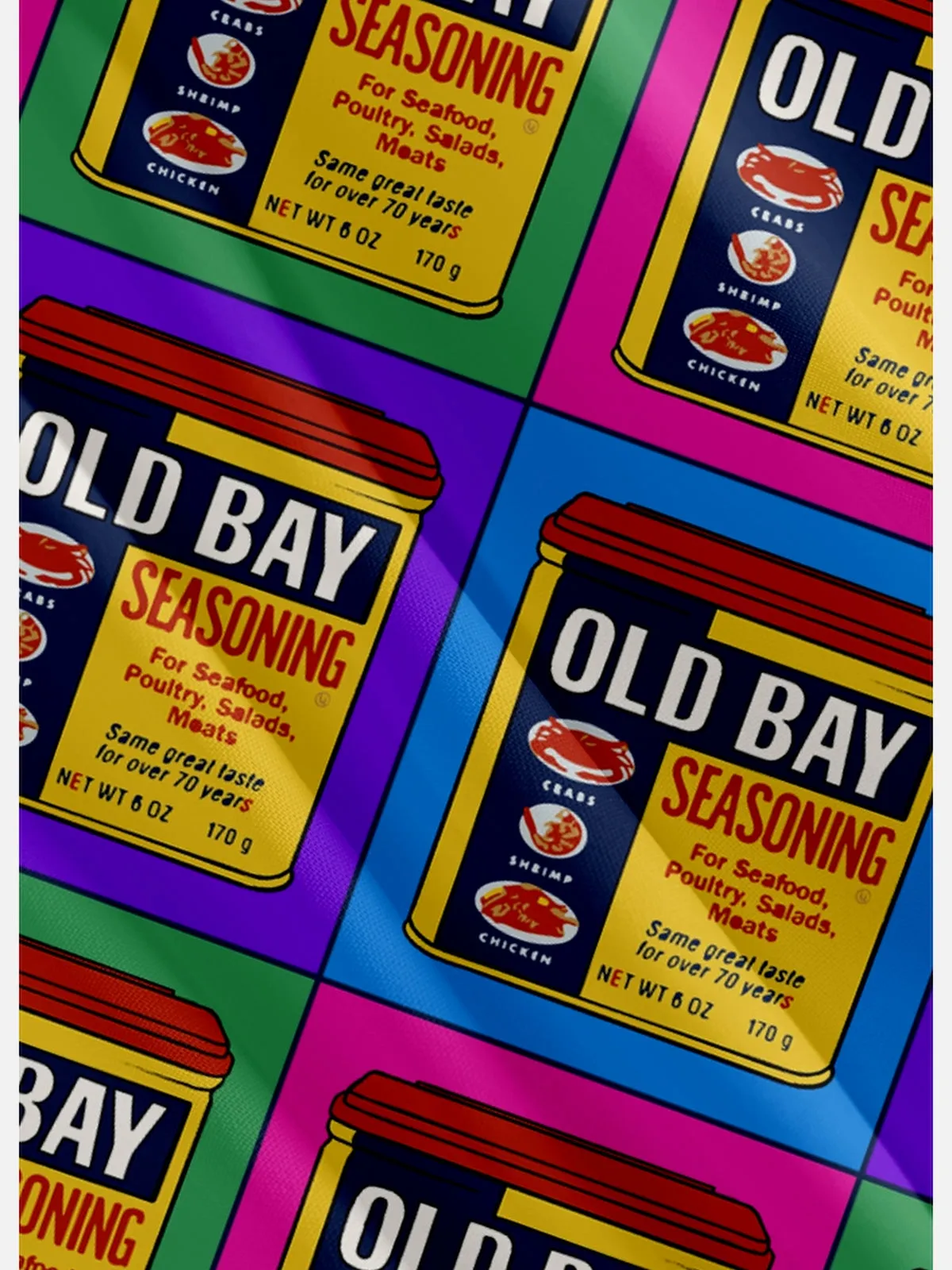 Men's Old Bay Seasoning Short Sleeve Shirt sold by Eleven Oasis product image thumbnail 3