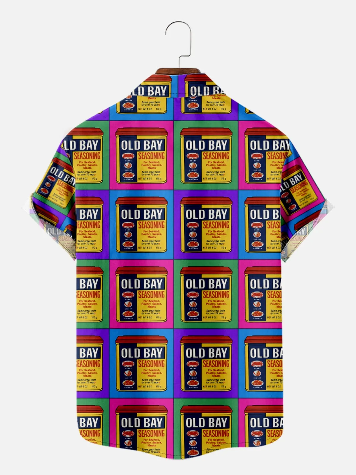 Men's Old Bay Seasoning Short Sleeve Shirt sold by Eleven Oasis product image thumbnail 2