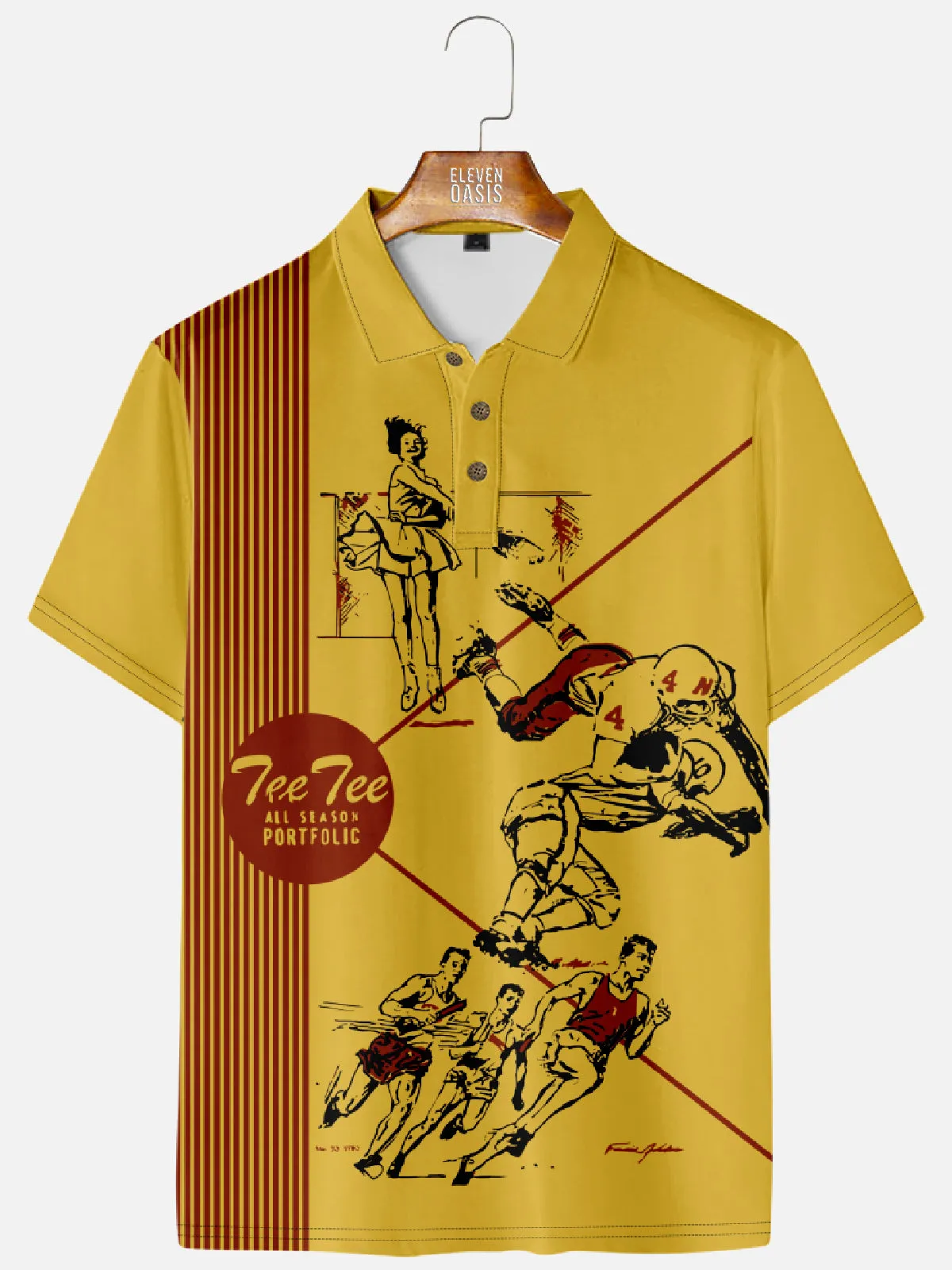 Men's Vintage Pee Chee All Season Portfolio Polo Shirt sold by Eleven Oasis product image thumbnail 5