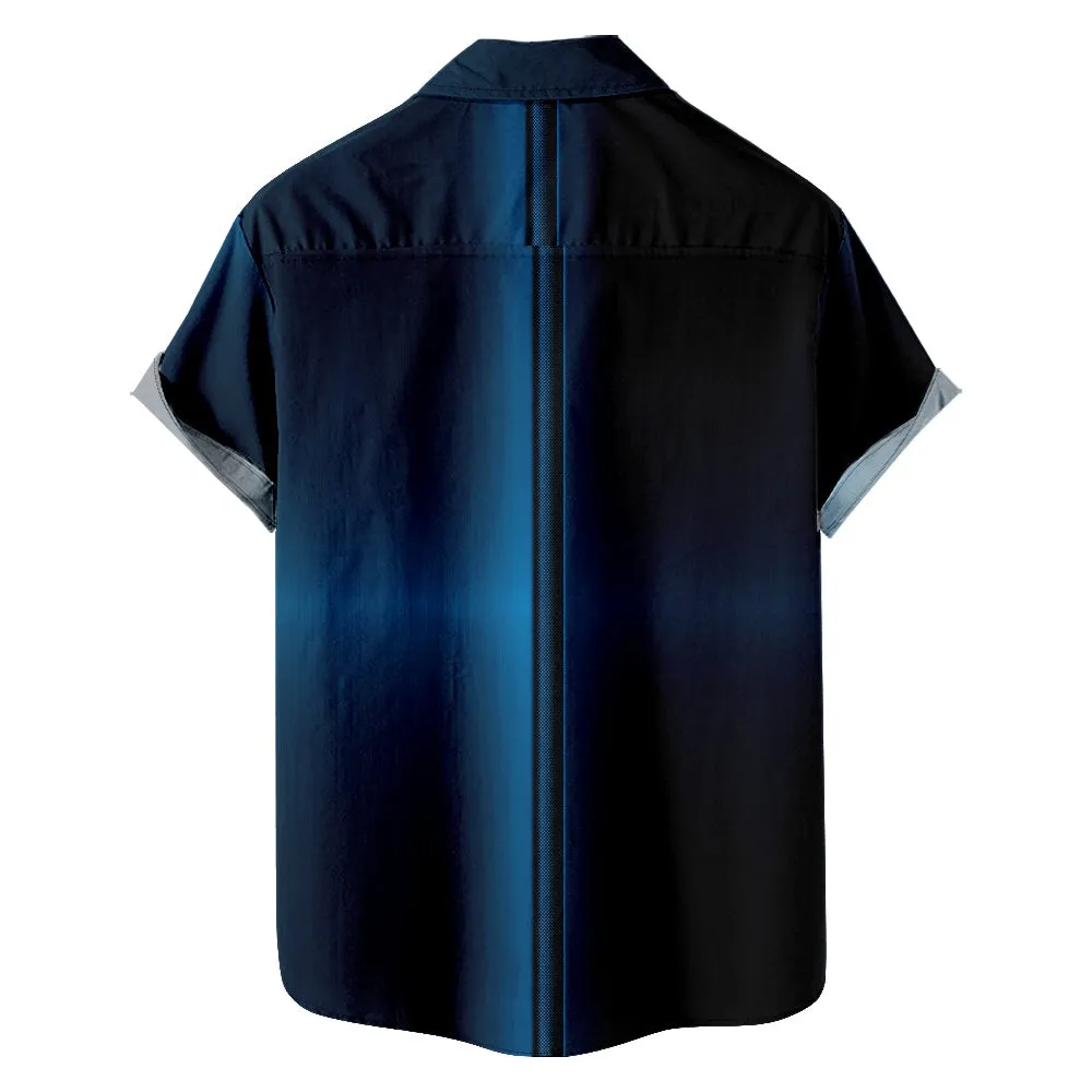 Men's Everyday Stripe Shirt with Chest Pocket sold by Eleven Oasis product image thumbnail 2