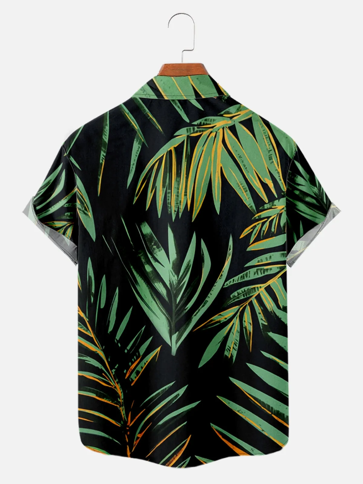 Men's Orange Cat Hawaiian Short Sleeve Shirt sold by Eleven Oasis product image thumbnail 2