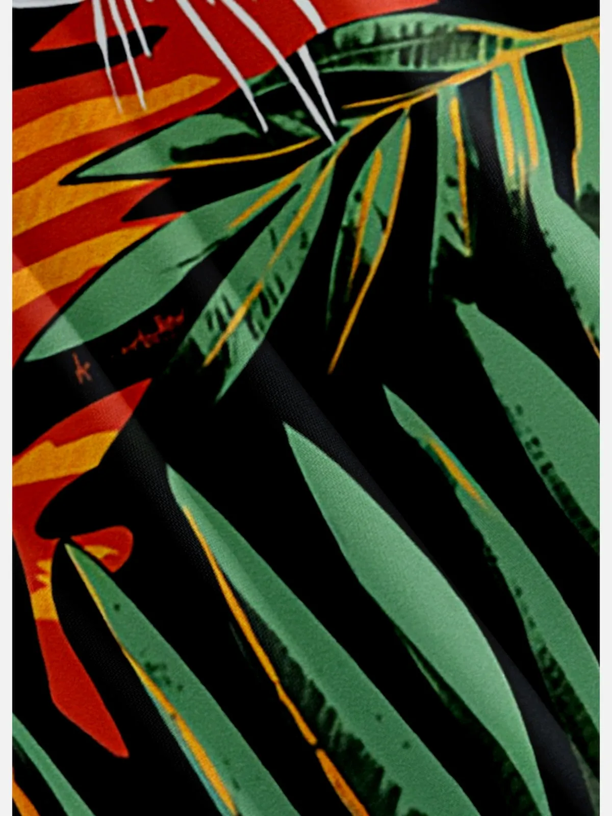 Men's Orange Cat Hawaiian Short Sleeve Shirt sold by Eleven Oasis product image thumbnail 3