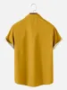 Men's Pee Chee Folder Inspired Nostalgia Short Sleeve Shirt with Chest Pocket sold by Eleven Oasis