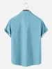 Men's Pee Chee Folder Inspired Nostalgia Short Sleeve Shirt with Chest Pocket sold by Eleven Oasis