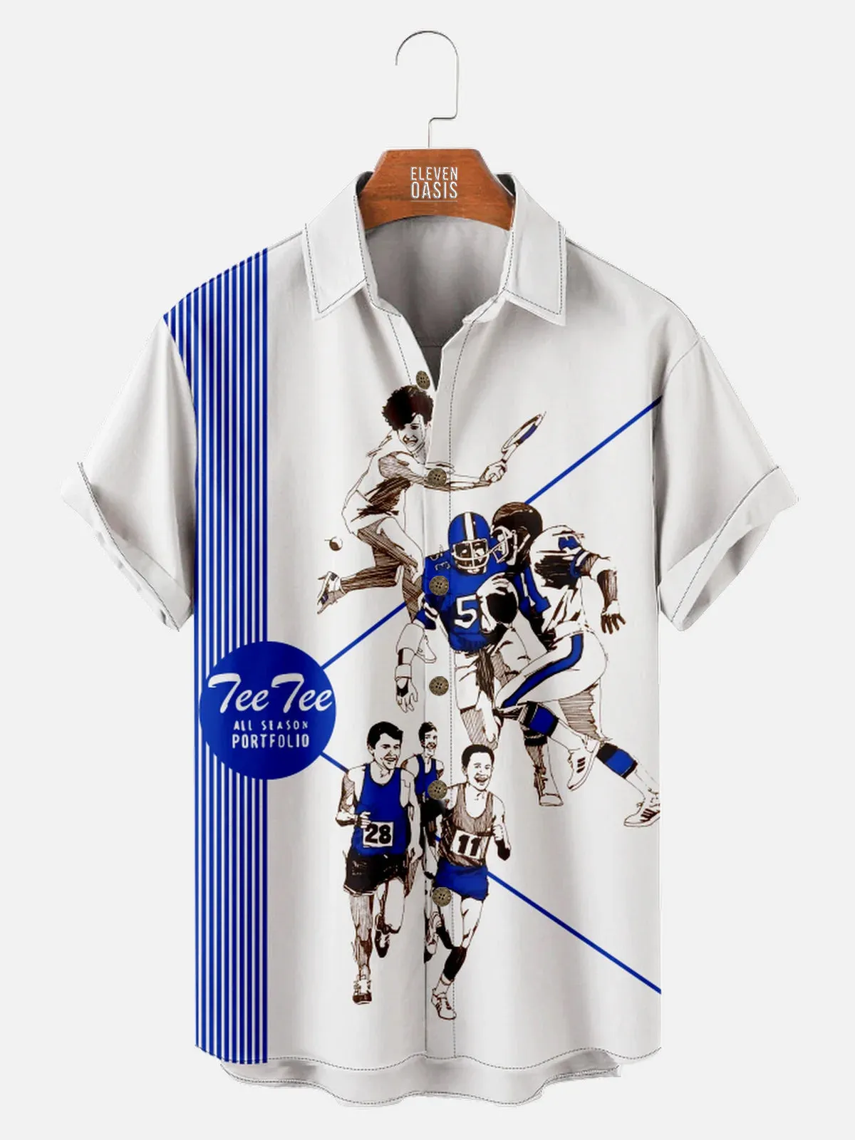 Men's Pee Chee Folder Inspired Nostalgia Short Sleeve Shirt sold by Eleven Oasis product image thumbnail 3