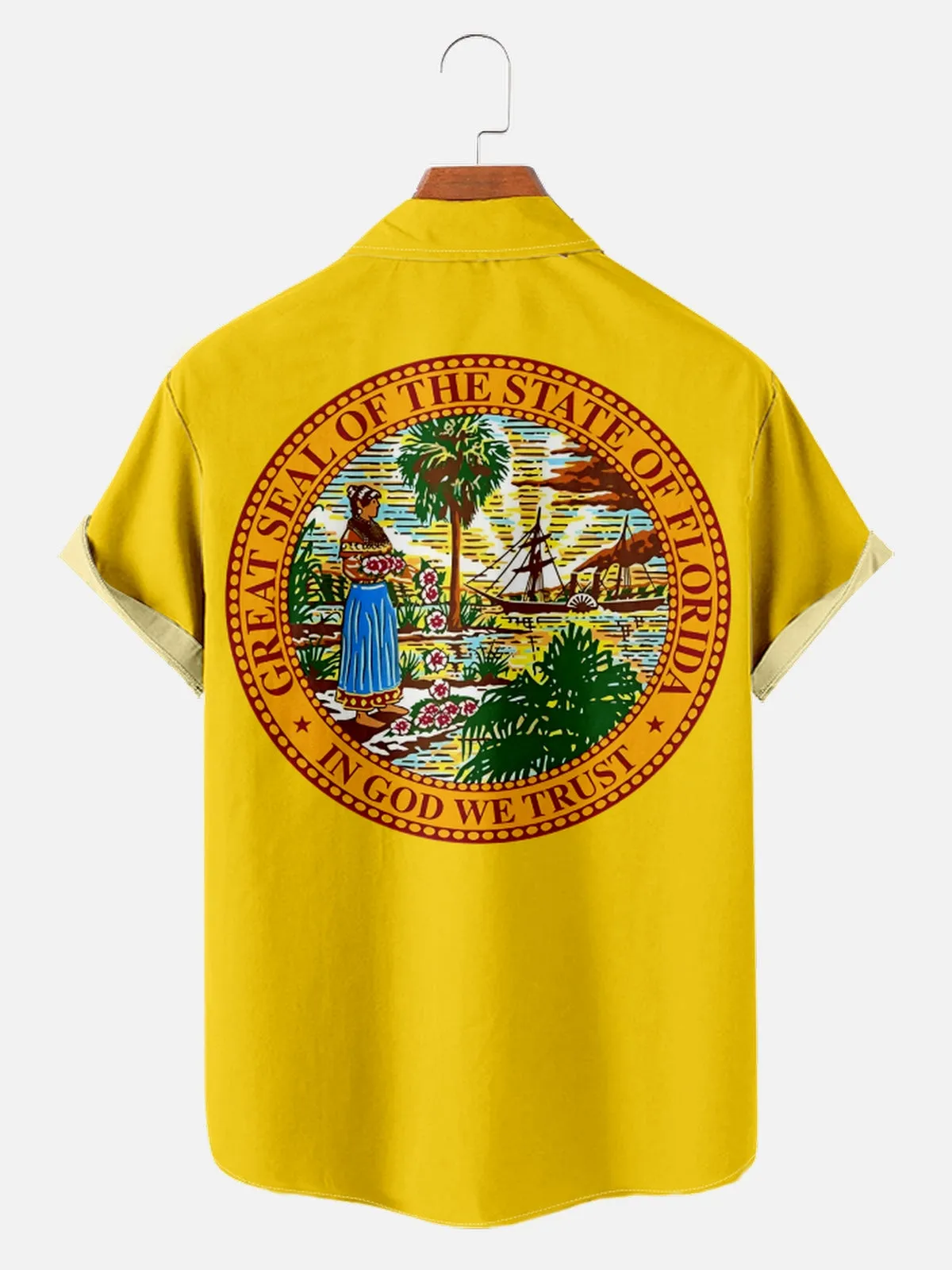 Men's Florida State Alligator Sunshine State Short Sleeve Shirt sold by Eleven Oasis product image thumbnail 2