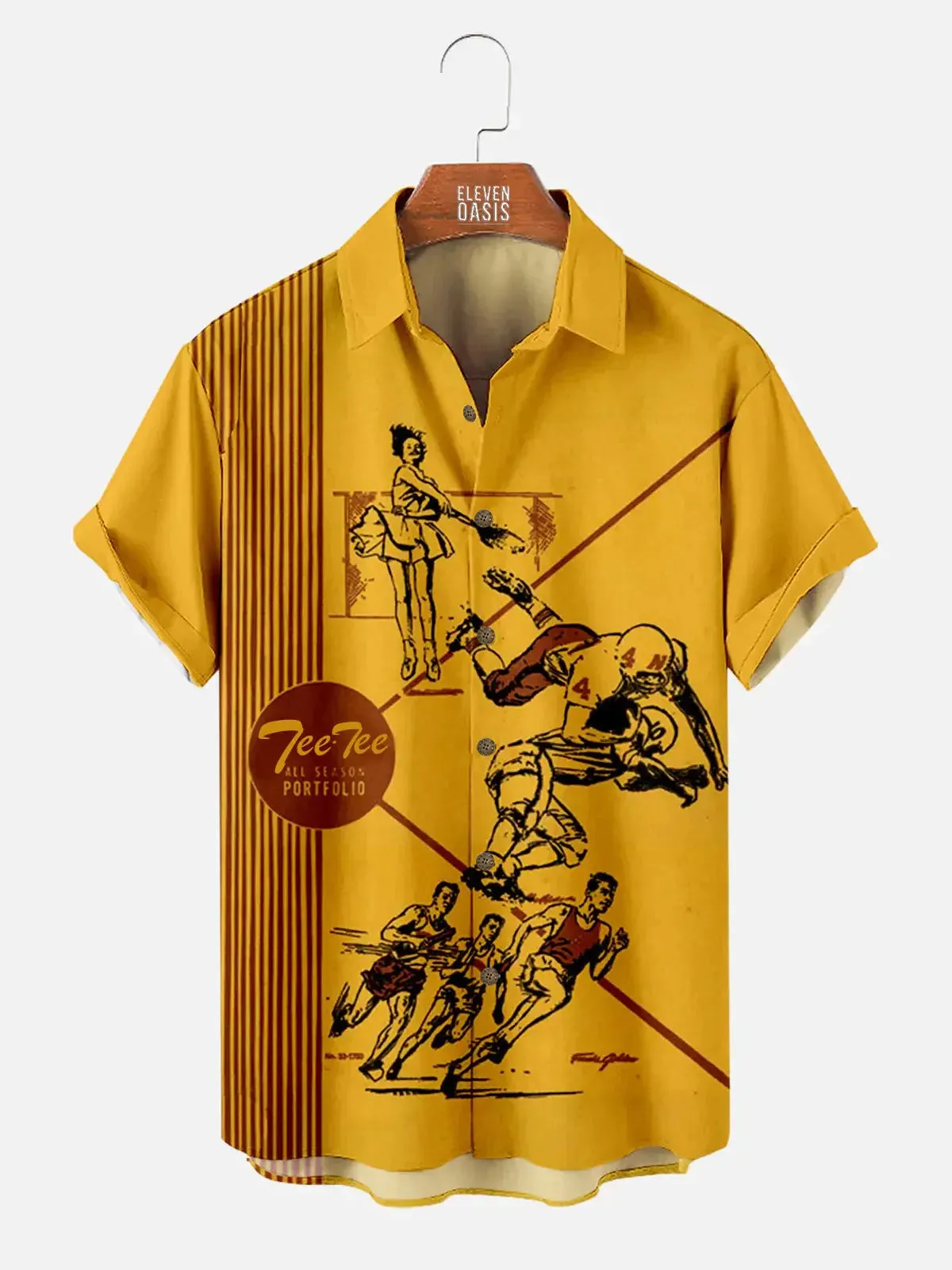Men's Pee Chee Folder Front and Back Cover Nostalgia Shirt sold by Eleven Oasis product image thumbnail 4