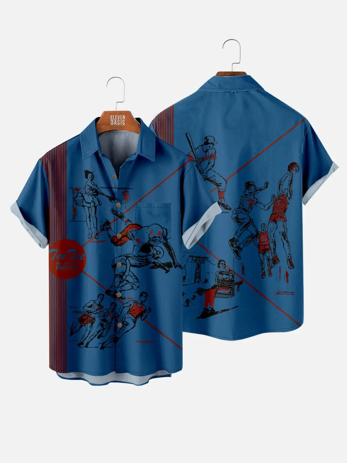 Men's Pee Chee Folder Front and Back Cover Nostalgia Shirt sold by Eleven Oasis product image thumbnail 5
