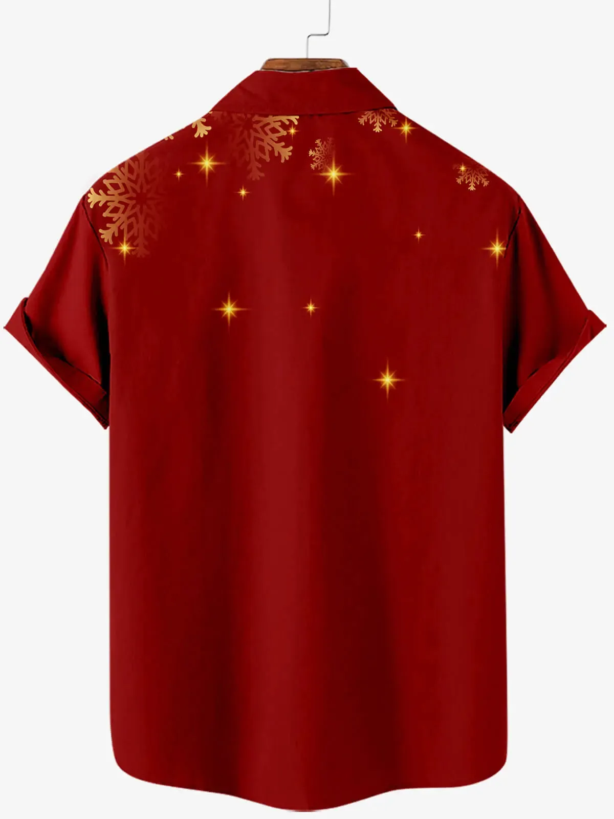 Merry Christmas Tree Men's Short Sleeve Shirt sold by Eleven Oasis product image thumbnail 2