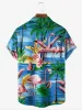 Men's Sasquatch Beach Party Hawaiian Short Sleeve Shirt sold by Eleven Oasis
