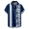 Men's Skull Floral Bowling Short Sleeve Shirt sold by Eleven Oasis
